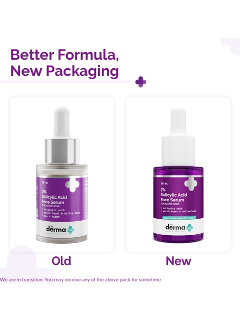 The Derma co. 2% Salicylic Acid Face Serum with Witch Hazel & Willow Bark For Acne - 30 ml 2 The Derma co. 2% Salicylic Acid Face Serum with Witch Hazel & Willow Bark For Acne - 30 ml