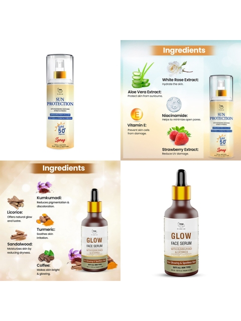 TNW the natural wash SPF 50 Spray Sunscreen & Glow Face Serum 2 TNW the natural wash SPF 50 Spray Sunscreen & Glow Face Serum