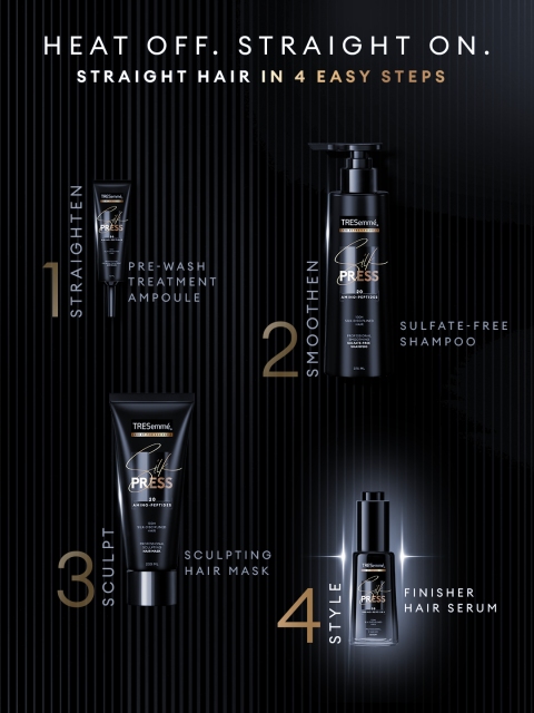 TRESemme Silk Press Finisher Hair Serum -20 Amino-Peptides for Silky Straight Hair - 38ml 2 TRESemme Silk Press Finisher Hair Serum -20 Amino-Peptides for Silky Straight Hair - 38ml