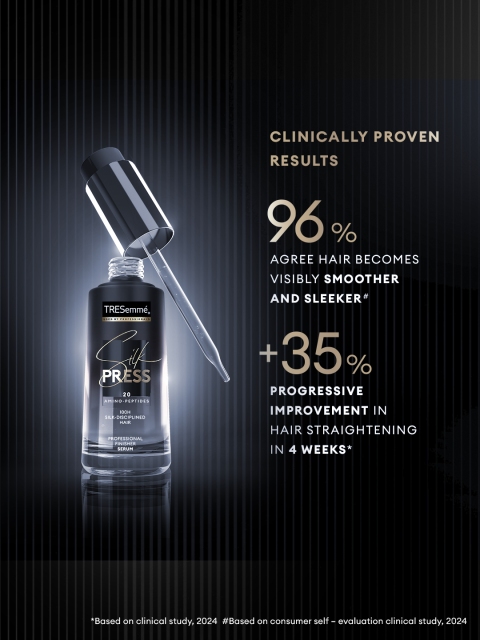 TRESemme Silk Press Finisher Hair Serum -20 Amino-Peptides for Silky Straight Hair - 38ml 4 TRESemme Silk Press Finisher Hair Serum -20 Amino-Peptides for Silky Straight Hair - 38ml