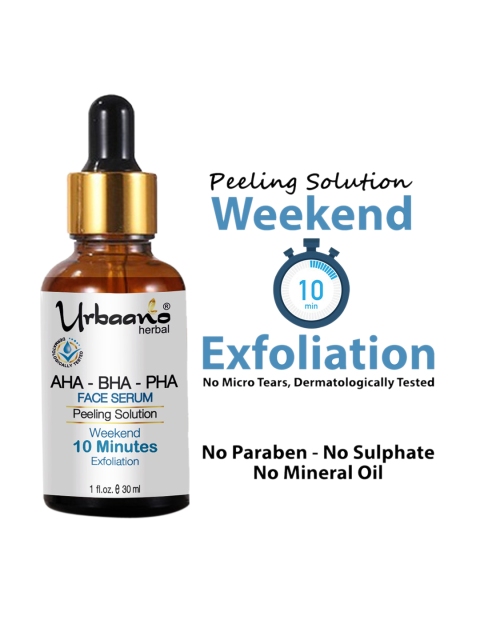 Urbaano Herbal Peeling Serum & Kojic Shine Cream Combo 225gm 2 Urbaano Herbal Peeling Serum & Kojic Shine Cream Combo 225gm