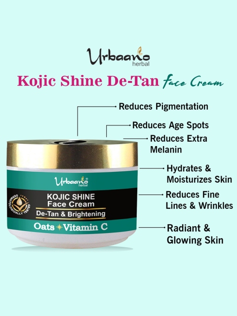 Urbaano Herbal Peeling Serum & Kojic Shine Cream Combo 225gm 4 Urbaano Herbal Peeling Serum & Kojic Shine Cream Combo 225gm