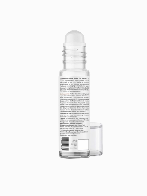 Volamena Under Eye Roll On Serum With Coffee & Licorice For Lighten Dark Circles - 10ml 3 Volamena Under Eye Roll On Serum With Coffee & Licorice For Lighten Dark Circles - 10ml