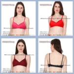 4 Pcs Set Combo Bra For Girls Non Paded Super Quality