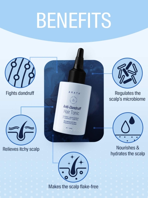 ARATA Anti-Dandruff Hair Tonic-100 ml 3 ARATA Anti-Dandruff Hair Tonic-100 ml