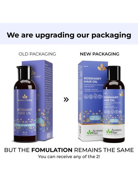 Avimee Herbal Rosemary Hair Oil For Hair Growth - 100 ml 2 Avimee Herbal Rosemary Hair Oil For Hair Growth - 100 ml