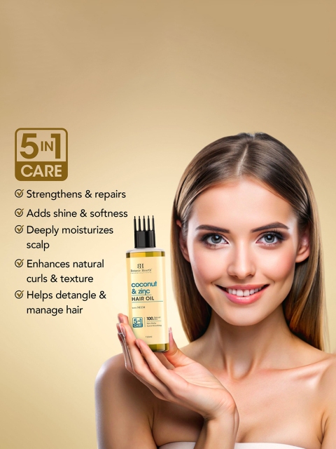 Botanic Hearth Coconut & Zinc Hair Oil - 150 ml 3 Botanic Hearth Coconut & Zinc Hair Oil - 150 ml