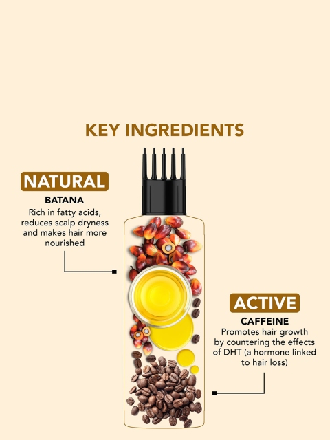 Botanic Hearth Grow And Hydrate Hair Oil With Batana Caffeine -150 ml 3 Botanic Hearth Grow And Hydrate Hair Oil With Batana Caffeine -150 ml