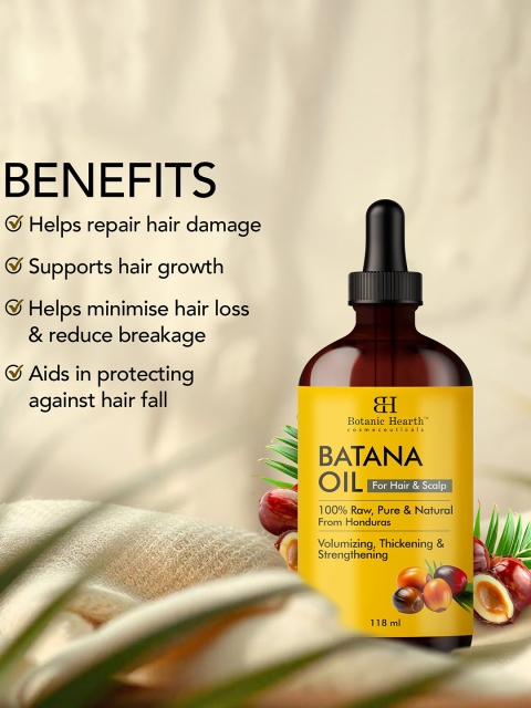 Botanic Hearth Raw Batana Oil For Hair Growth - 118 ml 5 Botanic Hearth Raw Batana Oil For Hair Growth - 118 ml