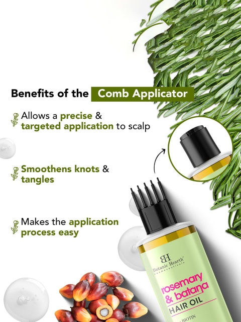 Botanic Hearth Rosemary Batana Hair Oil- 150 ml 3 Botanic Hearth Rosemary Batana Hair Oil- 150 ml