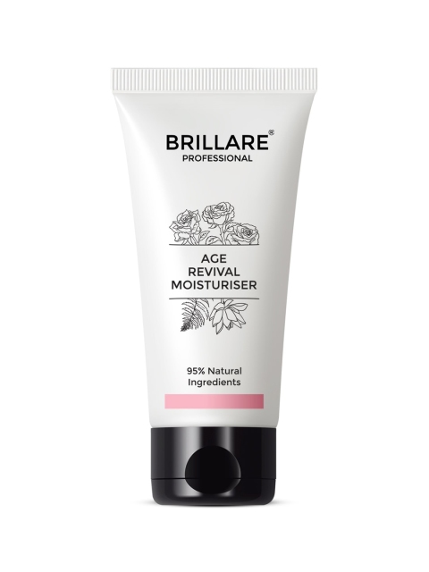 BRILLARE Age Revival Moisturiser for Ageing Skin with Rose Lotus & Tree Fern - 50ml 2 BRILLARE Age Revival Moisturiser for Ageing Skin with Rose Lotus & Tree Fern - 50ml