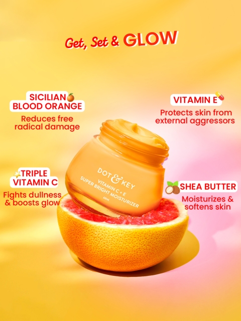 Buy DOT & KEY Vitamin C+E Oil Free Moisturizer For Glowing Skin & Fades Dark Spots 60ml - - Personal Care for Unisex 4 Buy DOT & KEY Vitamin C+E Oil Free Moisturizer For Glowing Skin & Fades Dark Spots 60ml - - Personal Care for Unisex