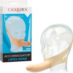 CalExotics Original Accommodator Latex Dong – Hands Free Strap On Probe for Couples – Adult Dildo Sex Toys