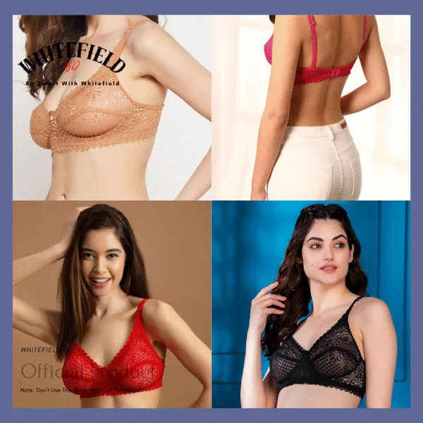 Comfortable Net Bra For Women And Girls 4pis Multicolor