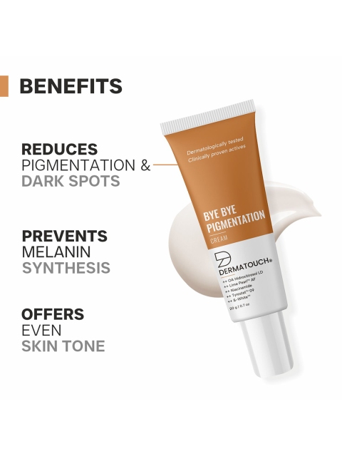 Dermatouch Bye Bye Pigmentation Cream with Niacinamide - 19g 2 Dermatouch Bye Bye Pigmentation Cream with Niacinamide - 19g