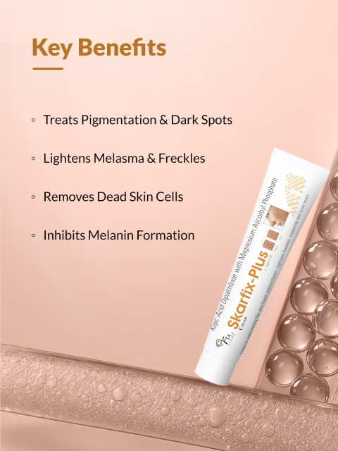 FIXDERMA Skarfix-Plus Hyperpigmentation & Acne Scars Removal Cream with Kojic Acid - 15g 2 FIXDERMA Skarfix-Plus Hyperpigmentation & Acne Scars Removal Cream with Kojic Acid - 15g