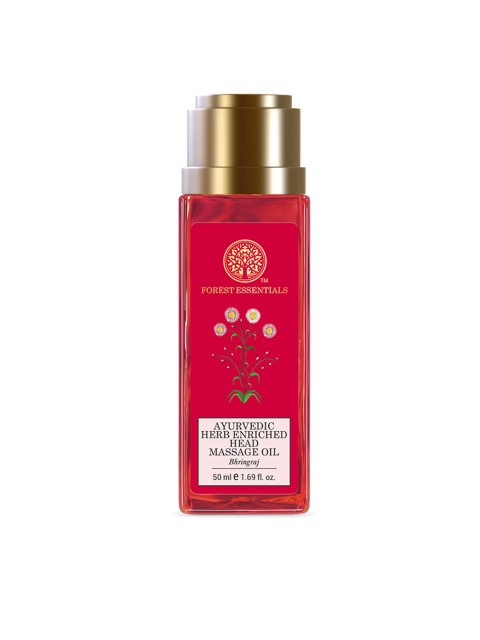 Forest Essentials Travel Size Ayurvedic Herb Enriched Bhringraj Head Massage Hair Oil 50ml 2 Forest Essentials Travel Size Ayurvedic Herb Enriched Bhringraj Head Massage Hair Oil 50ml