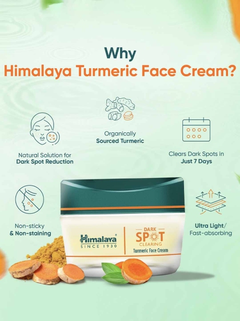 Himalaya Dark Spot Clearing Turmeric Face Cream - 50g 4 Himalaya Dark Spot Clearing Turmeric Face Cream - 50g