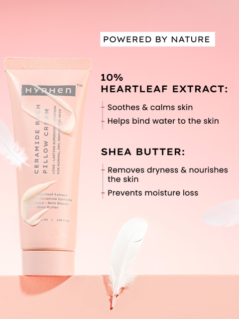 Hyphen Ceramide Rich Pillow Cream With 10% Heartleaf Extract - 50 g 4 Hyphen Ceramide Rich Pillow Cream With 10% Heartleaf Extract - 50 g