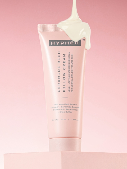 Hyphen Ceramide Rich Pillow Cream With 10% Heartleaf Extract - 50 g