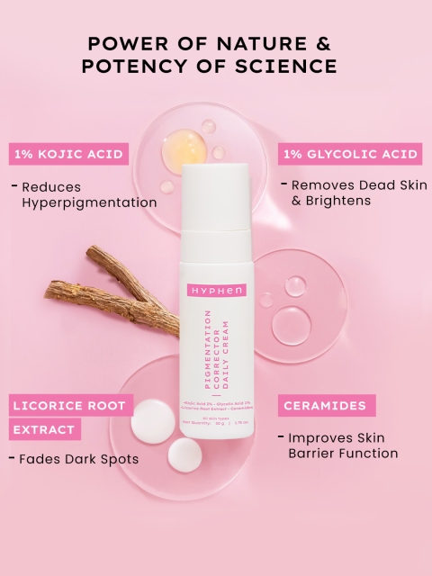 Hyphen Pigmentation Corrector Daily Cream With 2% Kojic Acid To Reduce Pigmentation 5 Hyphen Pigmentation Corrector Daily Cream With 2% Kojic Acid To Reduce Pigmentation