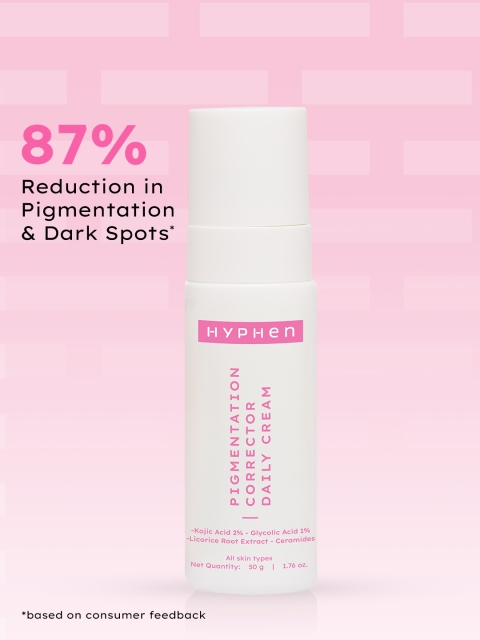 Hyphen Pigmentation Corrector Daily Cream With 2% Kojic Acid To Reduce Pigmentation