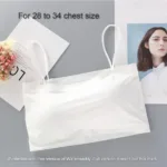 Ice Silk Strap Padded Body Shape Bra For Women White