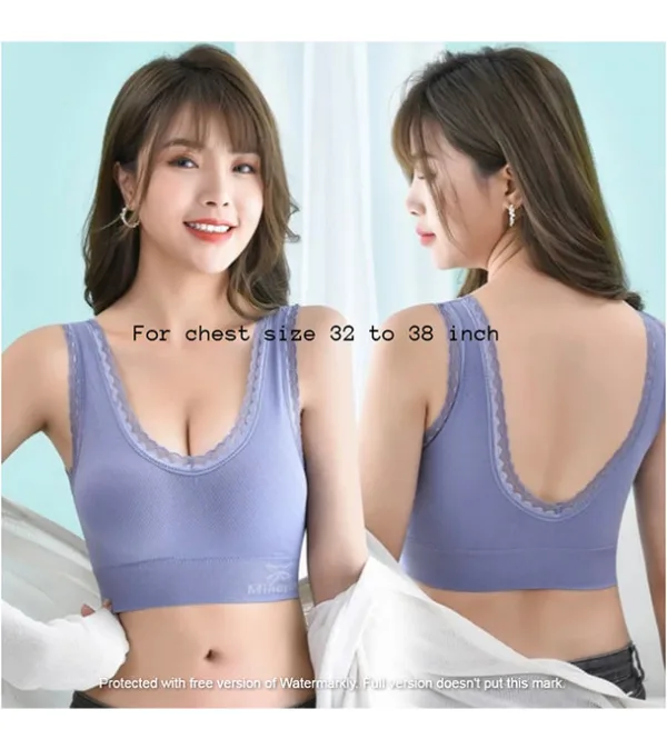 Imported Breathable Push Up Soft Bra for Women Akashi