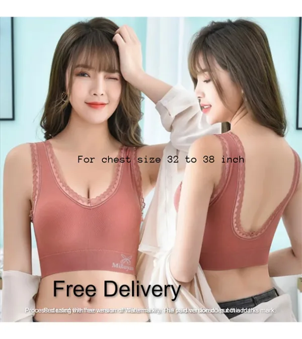 Imported Breathable Push Up Soft Bra for Women Misti