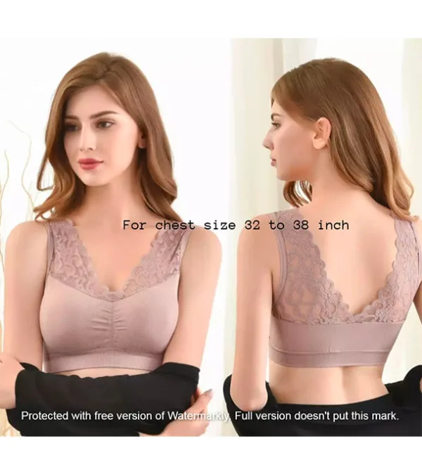 Imported Breathable Push Up Soft Bra for Women Skin