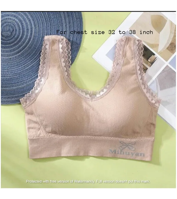Imported Breathable Push Up Soft Bra for Women Skin