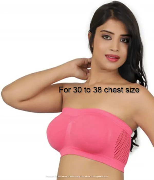 Imported Cotton Strapless Tube Bra For Women -One Piece Misti