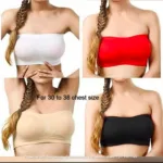 Imported Cotton Strapless Tube Bra For Women -One Piece Multicolor