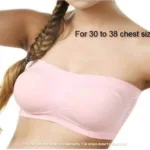 Imported Cotton Strapless Tube Bra For Women -One Piece Pink