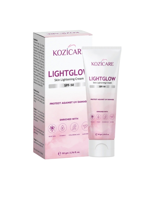 KOZICARE LightGlow Skin Whitening & Brightening Gel With SPF 50 Protection - 50 g 2 KOZICARE LightGlow Skin Whitening & Brightening Gel With SPF 50 Protection - 50 g