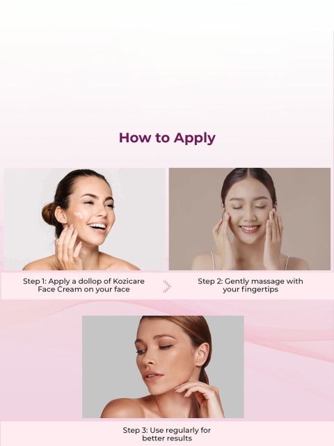 KOZICARE LightGlow Skin Whitening & Brightening Gel With SPF 50 Protection - 50 g 4 KOZICARE LightGlow Skin Whitening & Brightening Gel With SPF 50 Protection - 50 g