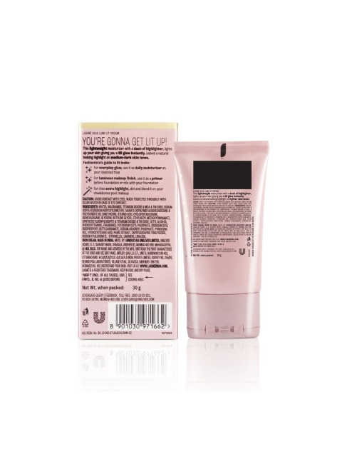 Lakme 9 To 5 Lumi Lit Cream - Highlighter + Moisturizer with Hyaluronic Acid- Golden Glaze 2 Lakme 9 To 5 Lumi Lit Cream - Highlighter + Moisturizer with Hyaluronic Acid- Golden Glaze