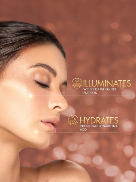 Lakme 9 To 5 Lumi Lit Cream - Highlighter + Moisturizer with Hyaluronic Acid- Golden Glaze 5 Lakme 9 To 5 Lumi Lit Cream - Highlighter + Moisturizer with Hyaluronic Acid- Golden Glaze