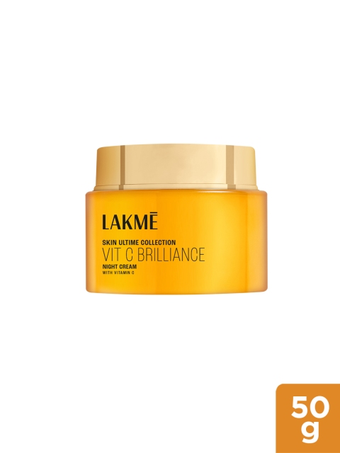 Lakme 9 to 5 Vitamin C+ Night Cream with Vitamin C, Murumuru Butter & Shea Butter - 50 g 2 Lakme 9 to 5 Vitamin C+ Night Cream with Vitamin C, Murumuru Butter & Shea Butter - 50 g