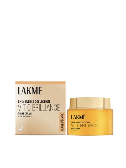 Lakme 9 to 5 Vitamin C+ Night Cream with Vitamin C, Murumuru Butter & Shea Butter - 50 g