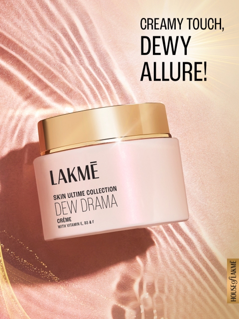 Lakme Dew Drama Gel Creme with Pro-Ceramides, Vit E + Vit B + Vit F - 50 g 4 Lakme Dew Drama Gel Creme with Pro-Ceramides, Vit E + Vit B + Vit F - 50 g