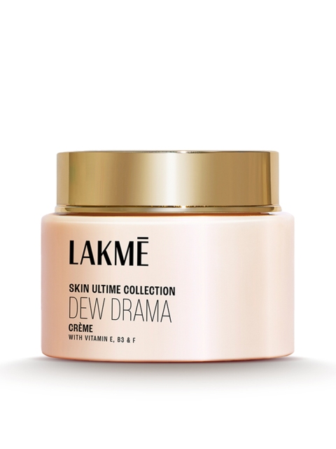 Lakme Dew Drama Gel Creme with Pro-Ceramides, Vit E + Vit B + Vit F - 50 g