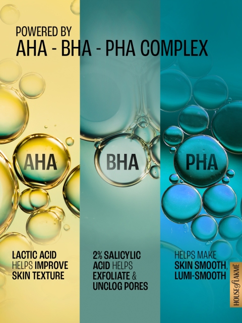 Lakme Lumi Smooth AHA + BHA + PHA + B3 Cream - 50 g 3 Lakme Lumi Smooth AHA + BHA + PHA + B3 Cream - 50 g