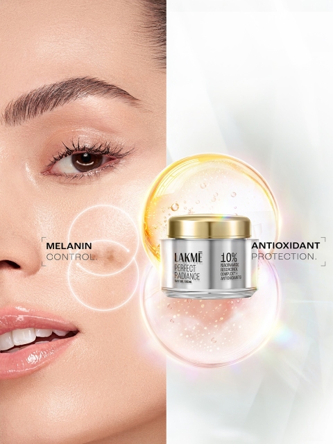 Lakme Perfect Radiance Brightening Day Cream with Sunscreen Protection - 50g 5 Lakme Perfect Radiance Brightening Day Cream with Sunscreen Protection - 50g