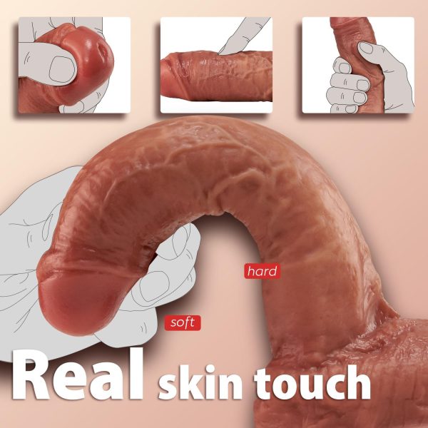 Lubisey 8" Inch Huge Thick Realistic Dildo Sex Toy 2 Lubisey 8" Inch Huge Thick Realistic Dildo Sex Toy