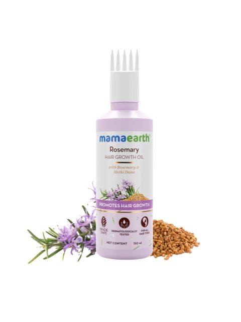 Mamaearth Rosemary Hair Growth Oil with Rosemary & Methi Dana for Hair Growth - 150 ml 2 Mamaearth Rosemary Hair Growth Oil with Rosemary & Methi Dana for Hair Growth - 150 ml