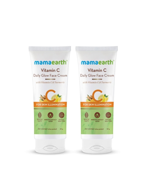 Mamaearth Set Of 2 Vitamin C Daily Glow Face Cream For Skin Illumination - 80g Each