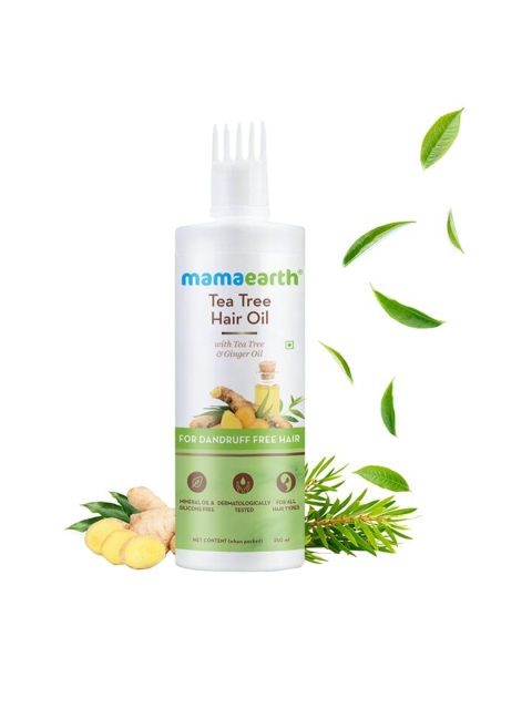 Mamaearth Tea Tree Hair Oil with Ginger Oil for Dandruff Free Hair - 250 ml