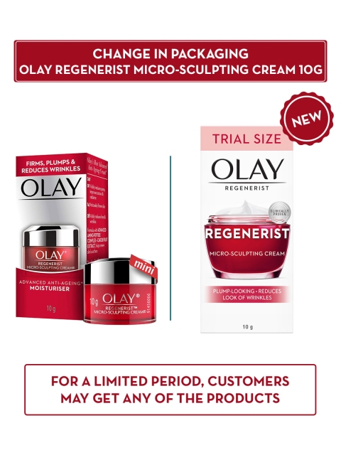 Olay Regenerist Microsculpting Day Cream for Plump & Bouncy Skin with Hyaluronic Acid- 10g 5 Olay Regenerist Microsculpting Day Cream for Plump & Bouncy Skin with Hyaluronic Acid- 10g