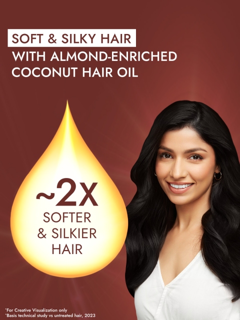 Parachute Advanced Almond Enriched Coconut Hair Oil with Vitamin E - 300 ml 2 Parachute Advanced Almond Enriched Coconut Hair Oil with Vitamin E - 300 ml